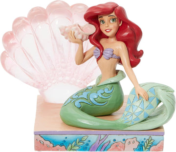 Enesco Corporation - Disney - Ariel Clear Resin Shell Seated 4.5" Figure